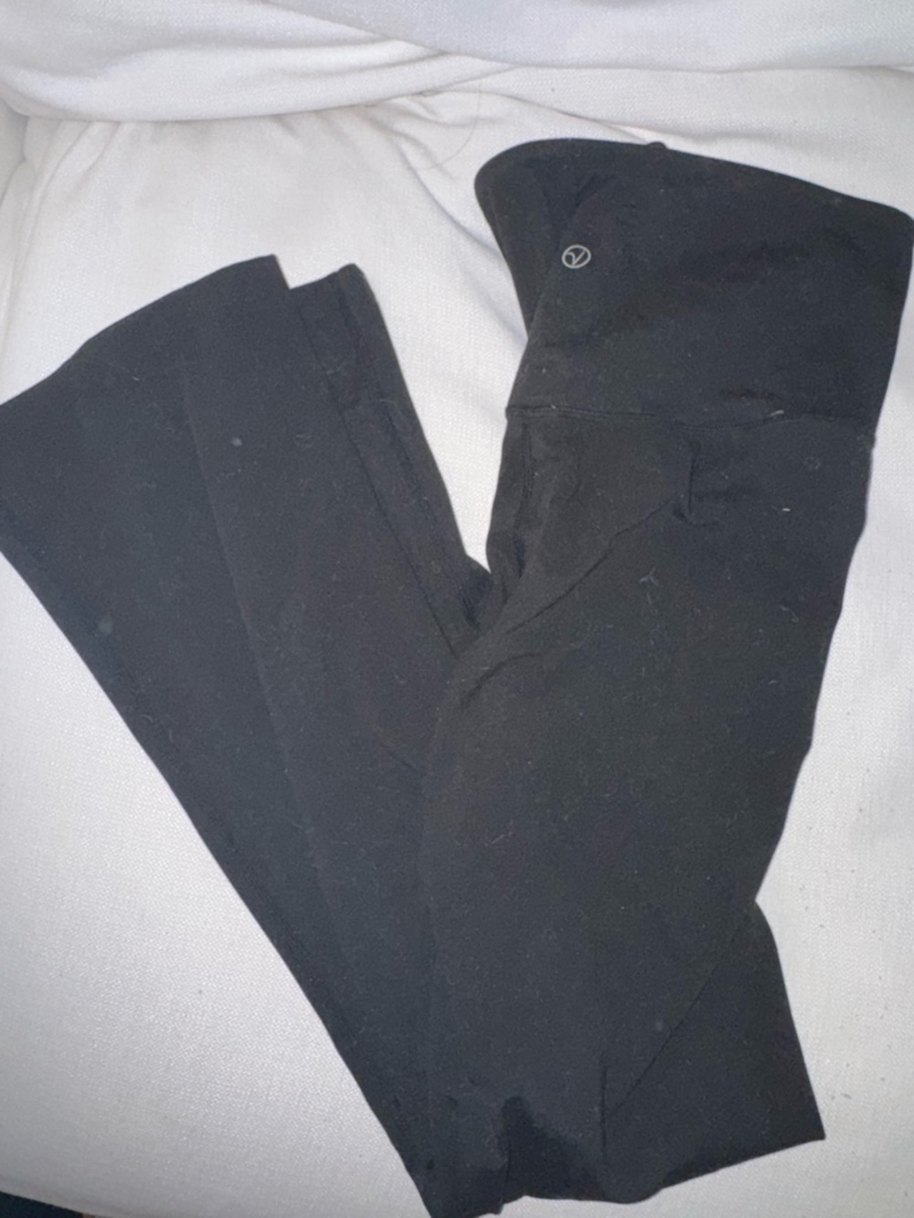 lululemon athletica Black Yoga Flare Leggings